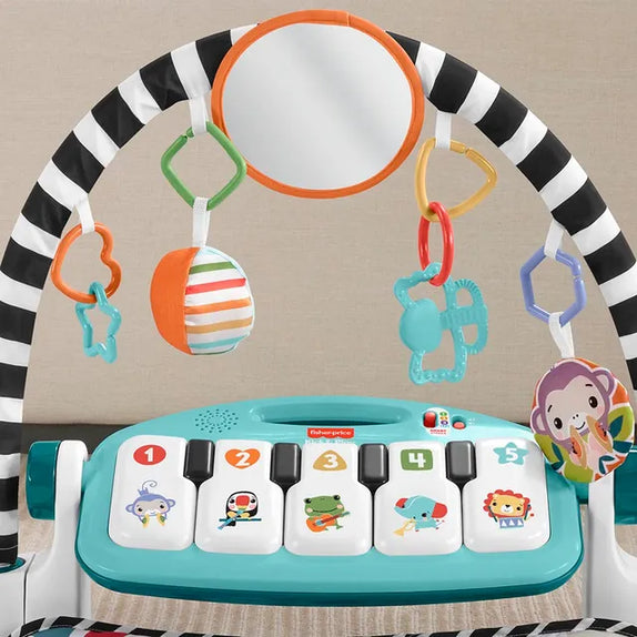 Fisher Price - Glow And Grow Kick And Play Piano Gym - Green