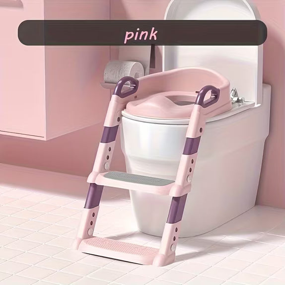 Folding Potty Trainer Seat- Pink