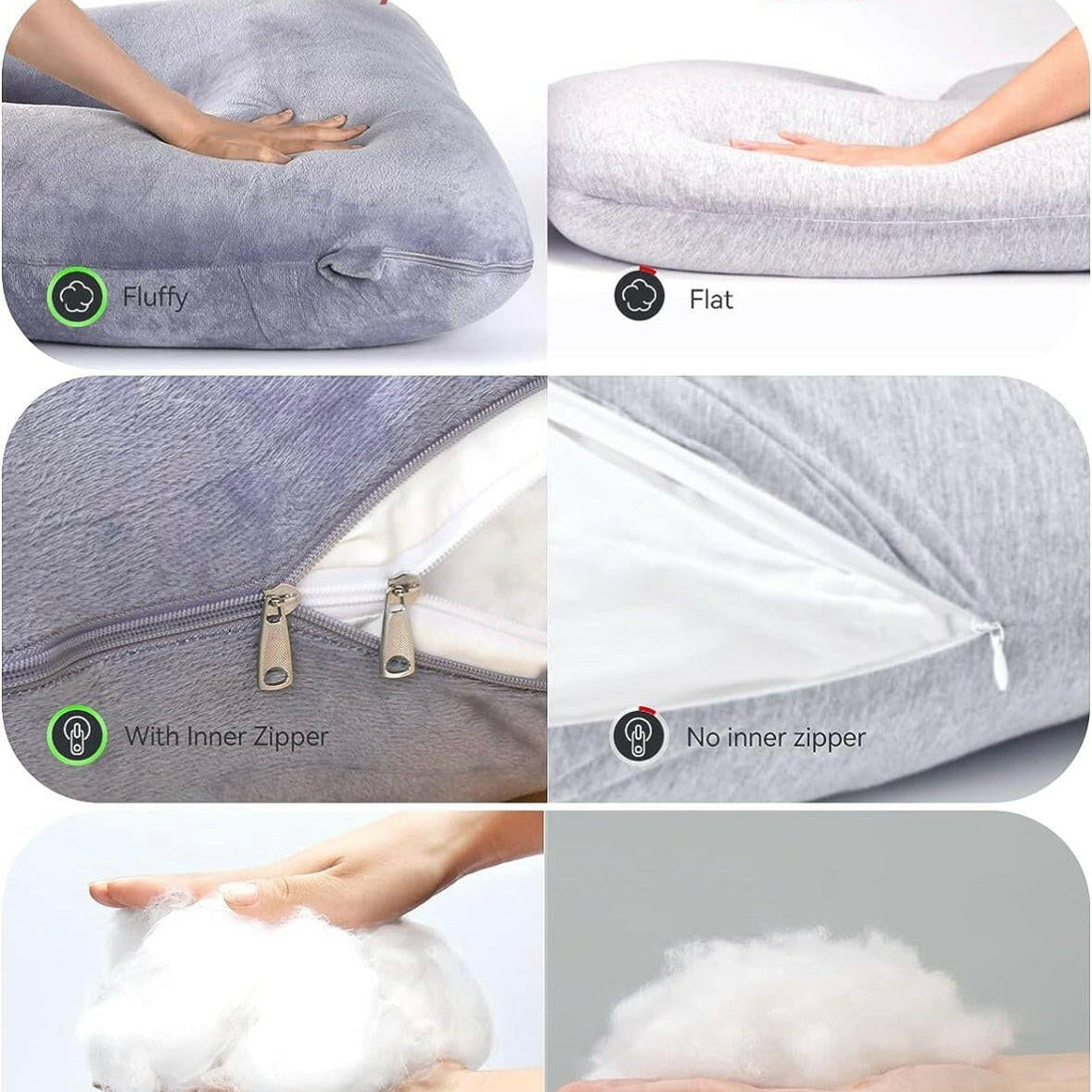 Momcozy U Shaped Pregnancy Pillow