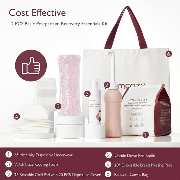 Momcozy Postpartum Recovery Essentials Kit - Basic