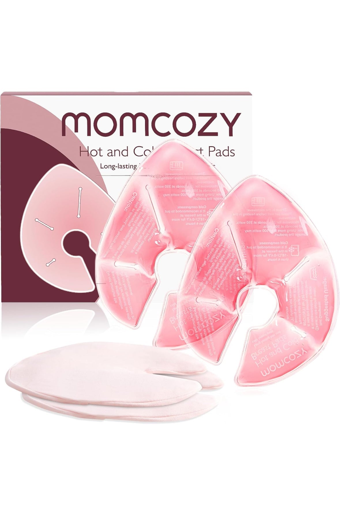 Momcozy Hot and Cold Breast Pads, 2 Pads