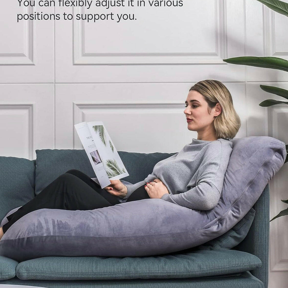 Momcozy U Shaped Pregnancy Pillow