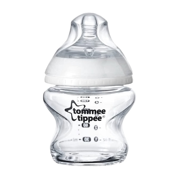 Tommee Tippee Closer To Nature Glass Feeding Bottle Clear
