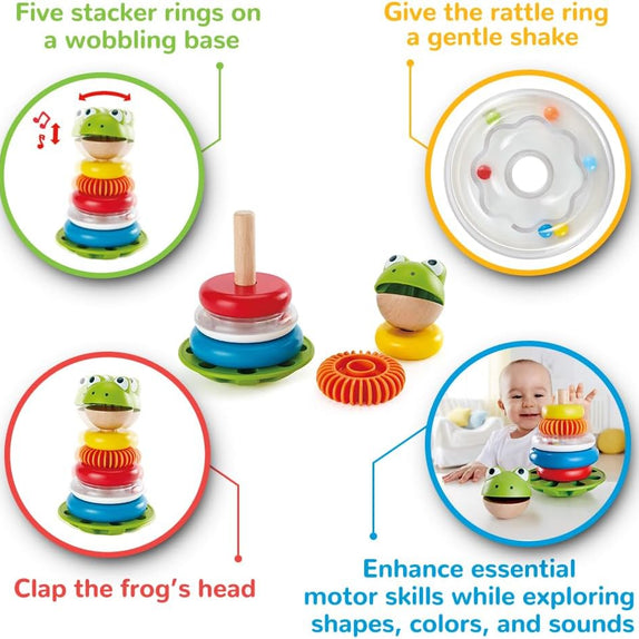 Hape Mr. Frog Stacking Rings