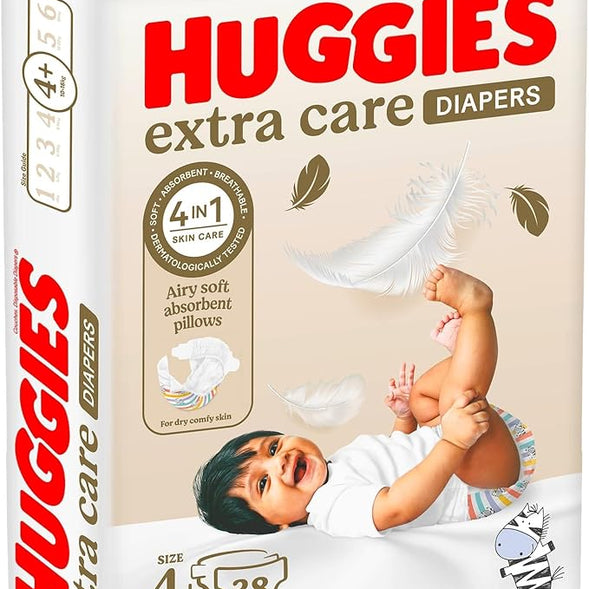 Huggies Diaper Extra Care 4+ Value Pack (38's)