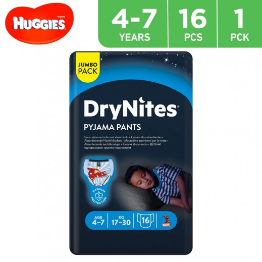 Huggies DryNites Pyjama Pants 4-7 Years 