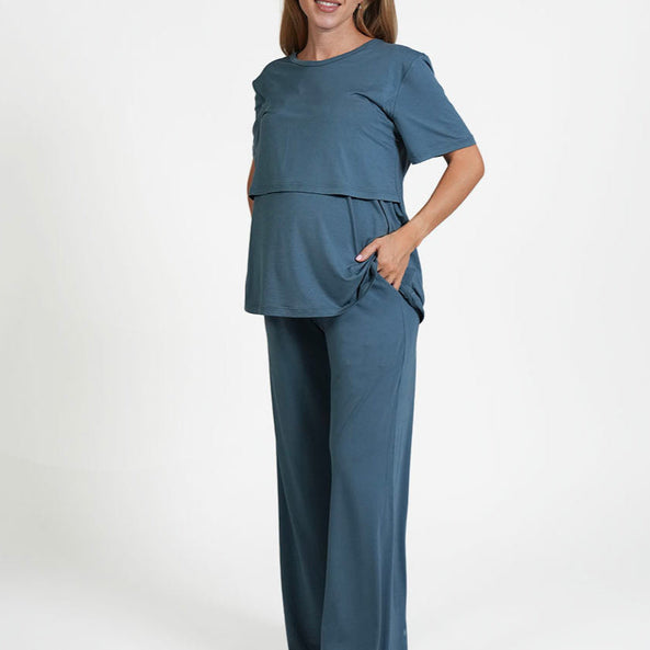 The Everyday Maternity Pants - Navy Blue