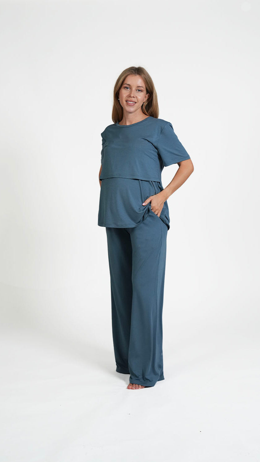 The Everyday Maternity Pants - Navy Blue