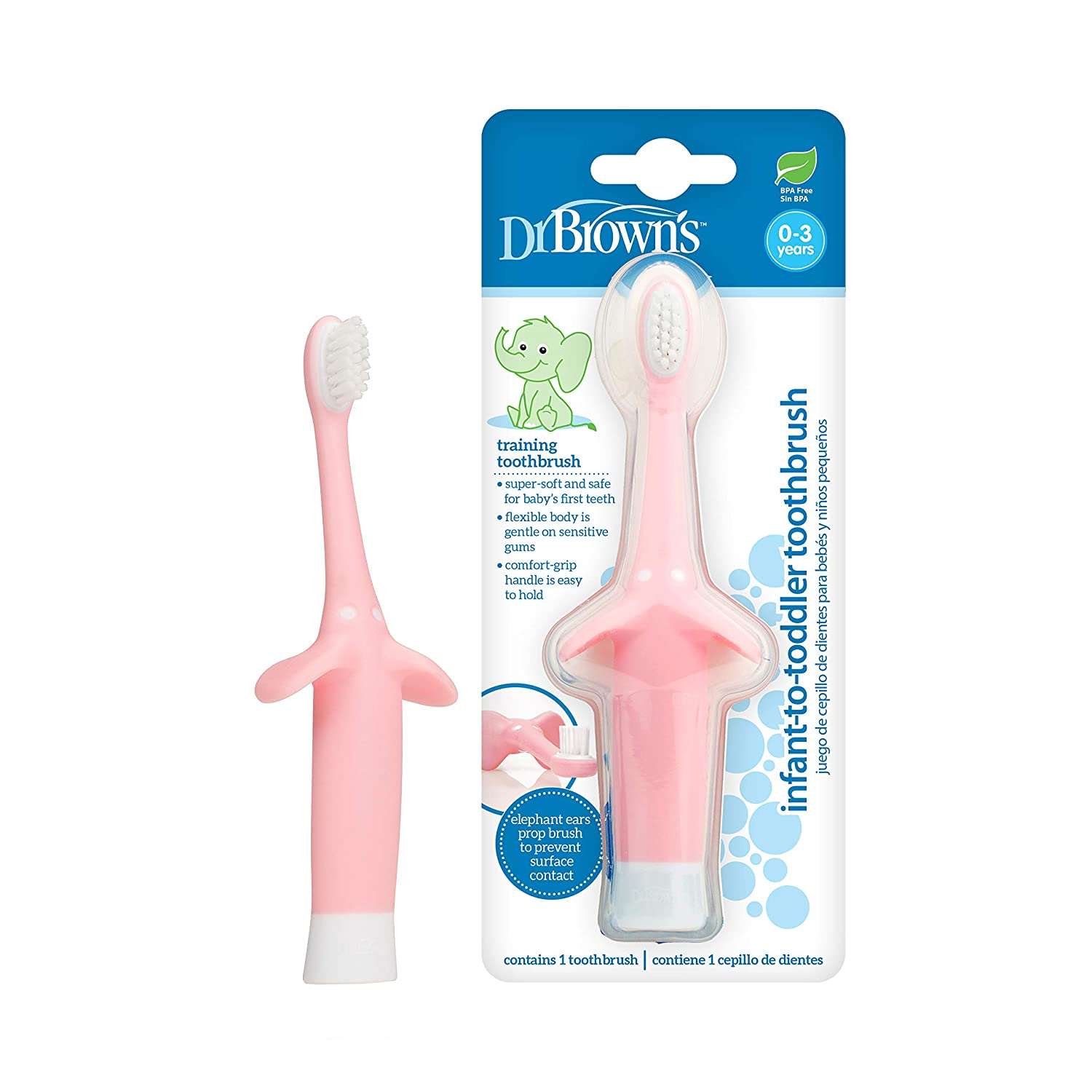 Dr. Brown's Infant to Toddler Toothbrush (Elephant)