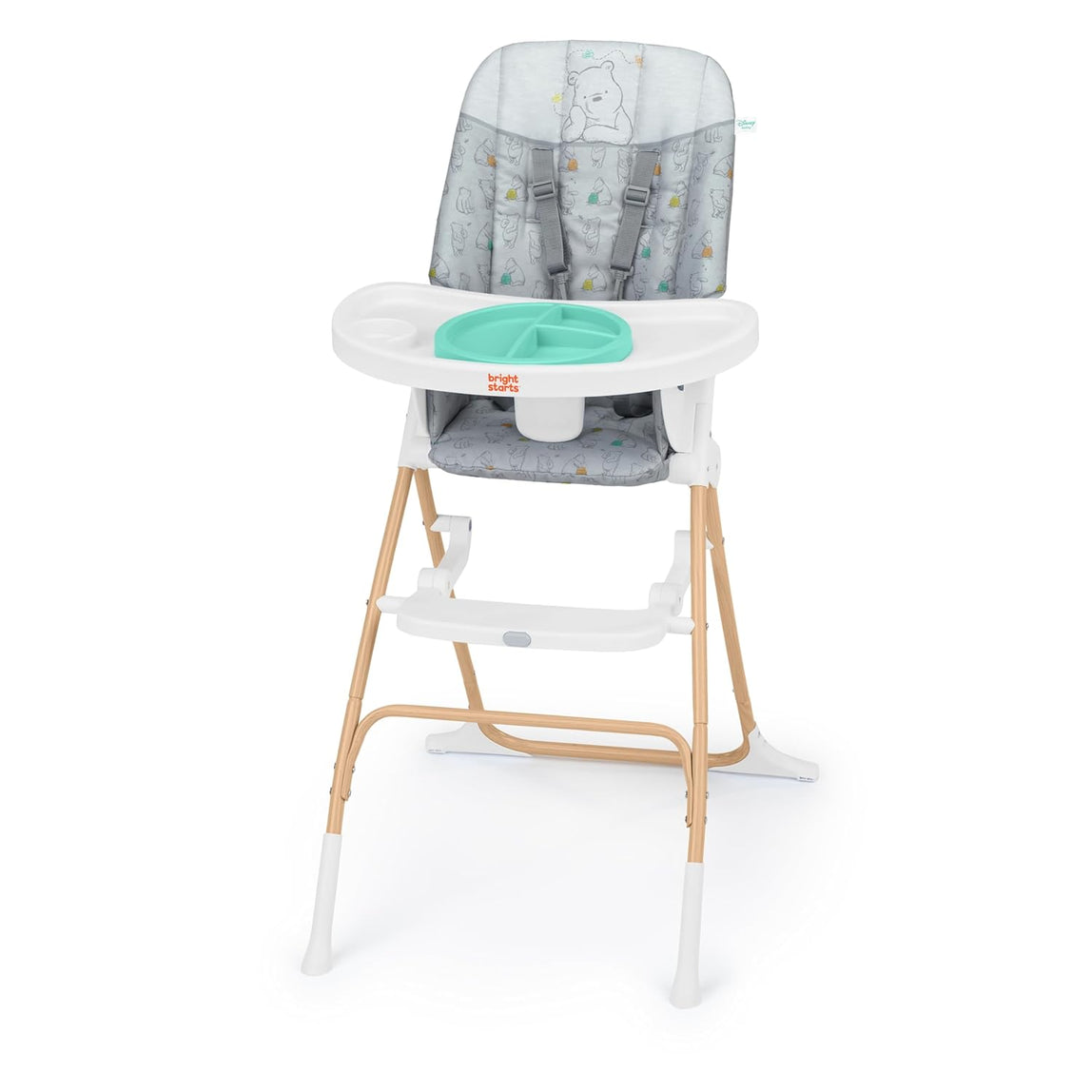 Ingenuity Winnie the Pooh Classic Pals Compact Folding High Chair - Up To 3 Years