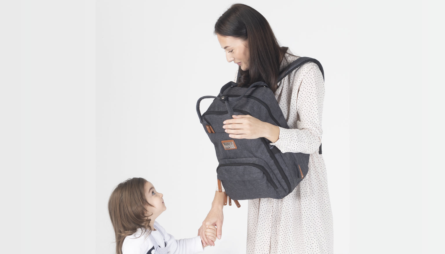 MOON KaryMe – Backpack Diaper Bag – Dark Grey