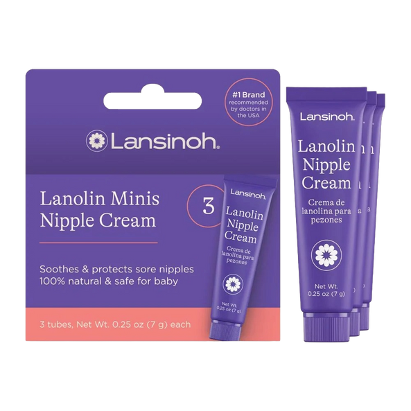 Lansinoh Lanolin Nipple Cream Travel Size 3 x 7ml - MamaApp Qatar