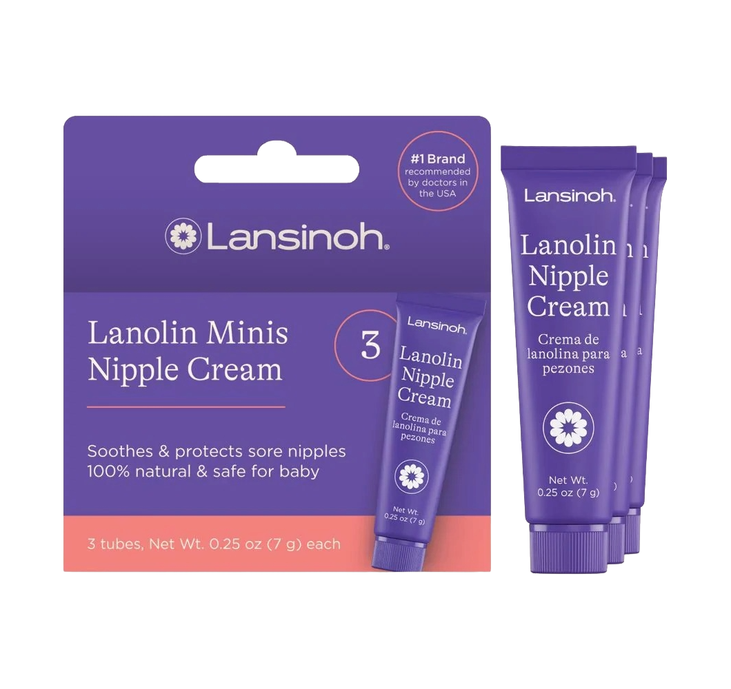 Lansinoh Lanolin Nipple Cream Travel Size 3 x 7ml - MamaApp Qatar
