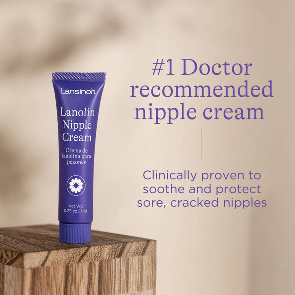 Lansinoh Lanolin Nipple Cream Travel Size 3 x 7ml