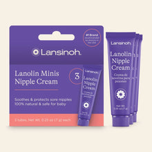 Lansinoh Lanolin Nipple Cream Travel Size 3 x 7ml