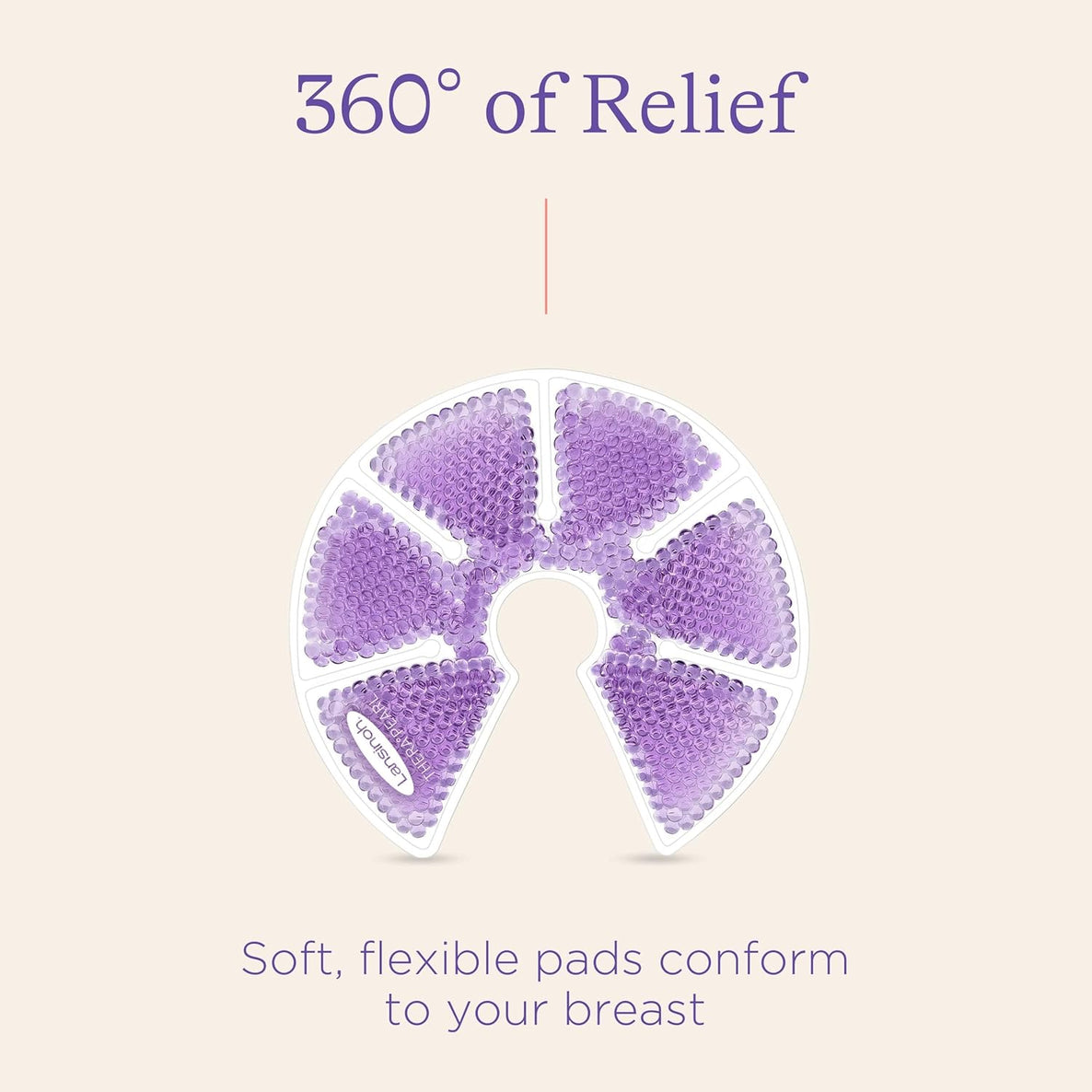 Lansinoh Therapy Packs with Soft Covers, Hot and Cold Breast Pads - 2pk