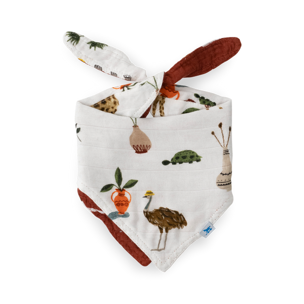 Little Unicorn Deluxe Muslin Reversible Bandana Bib