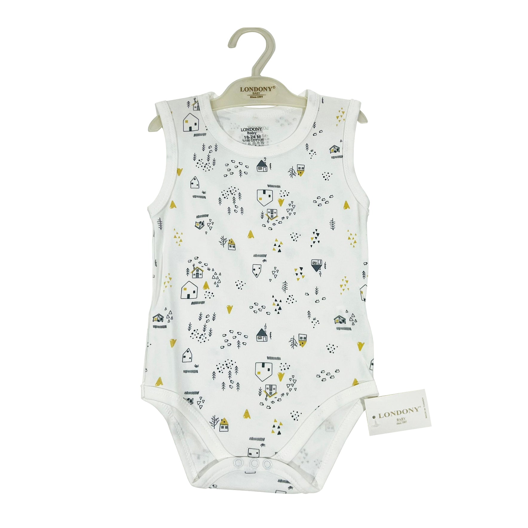 Londony Baby Boys Underwear Sleeveless 0-24 Months