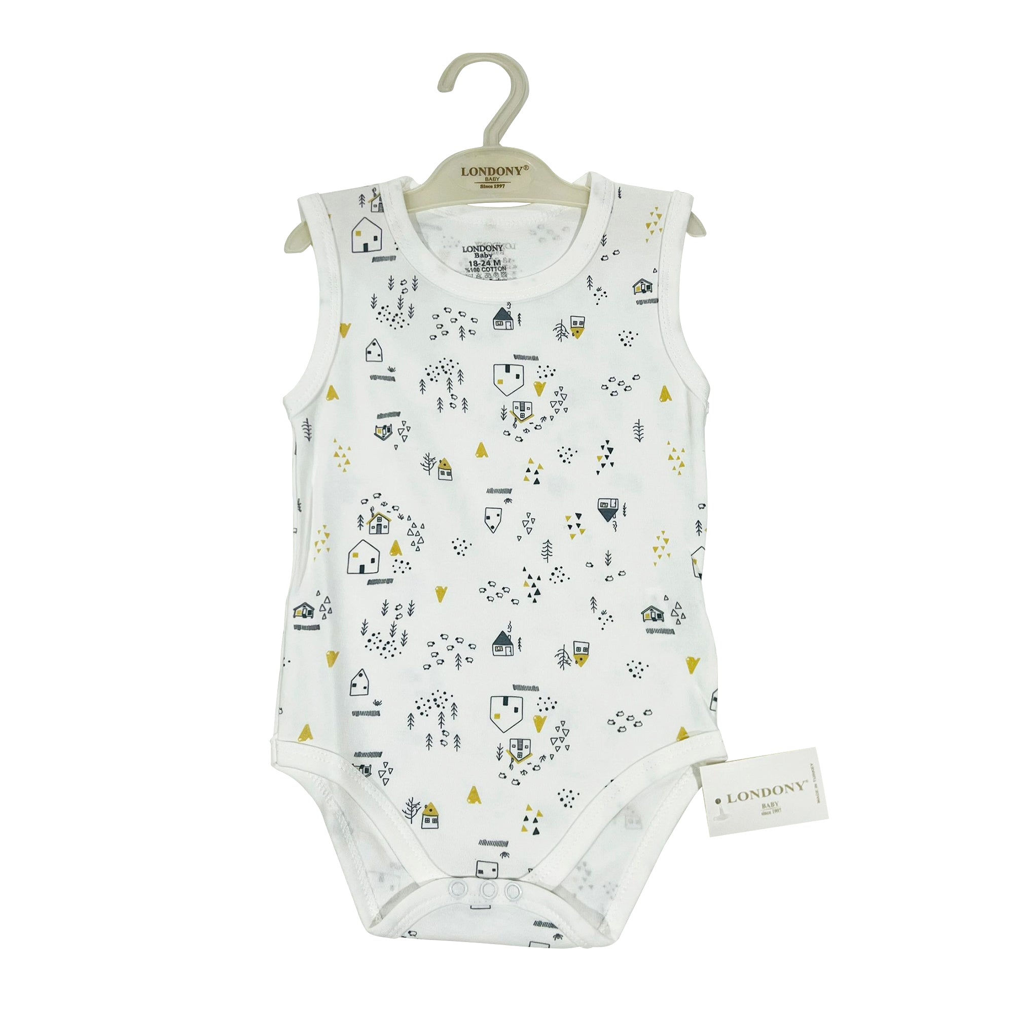 Londony Baby Boys Underwear Sleeveless 0-24 Months