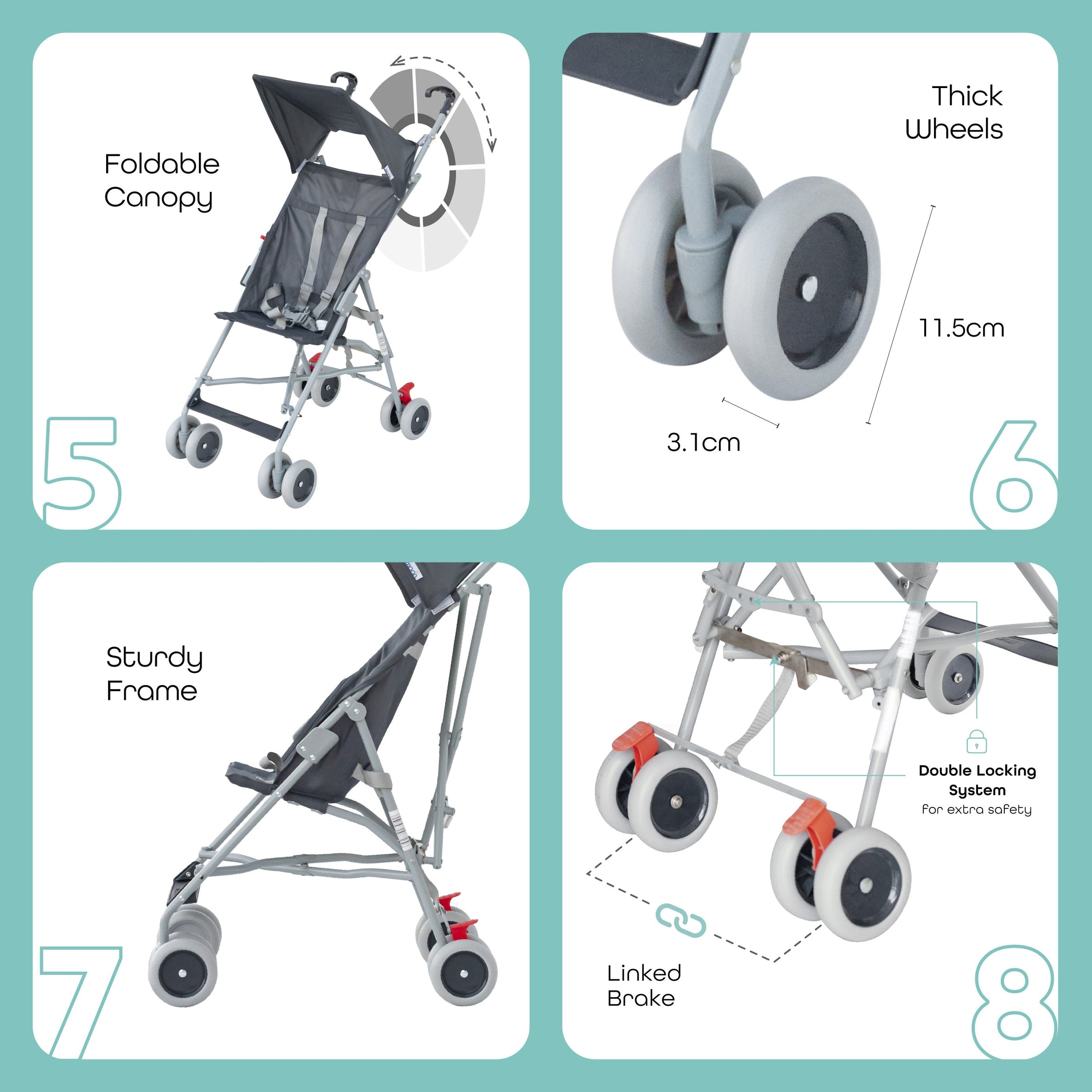 MOON Jet - Buggy - Light Grey
