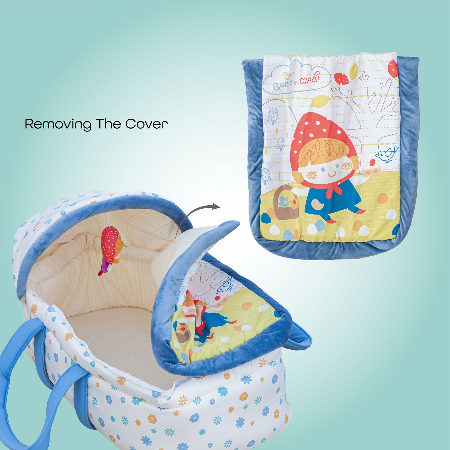 MOON Moses Basket with Canopy