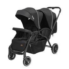 MOON Dois - Twin Stroller - Black, Twin Baby Stroller Pram