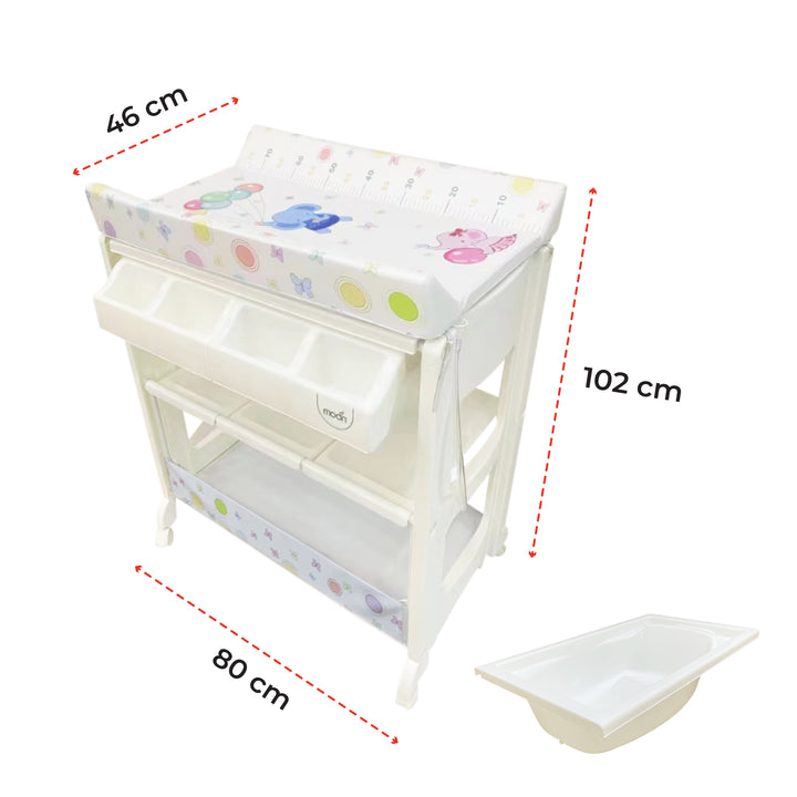 Moon Changing Station – Baby Elephants with Balloons