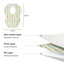 مون - مرايل للاستعمال لمرة واحدة - 24×35 سم - أزهار 