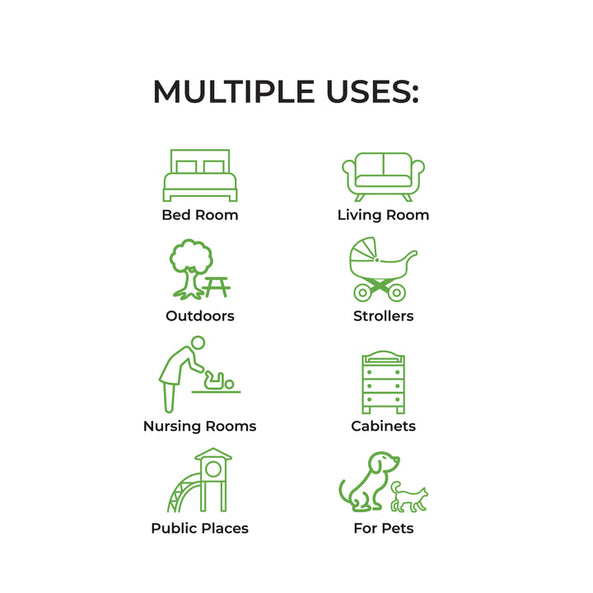 مون - حصائر واقية للاستعمال لمرة واحدة - 45×60 سم