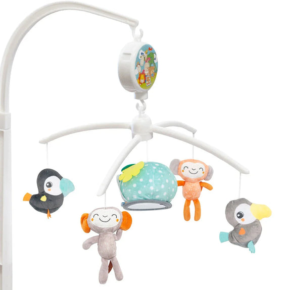 Moon jungle friends muscial mobile