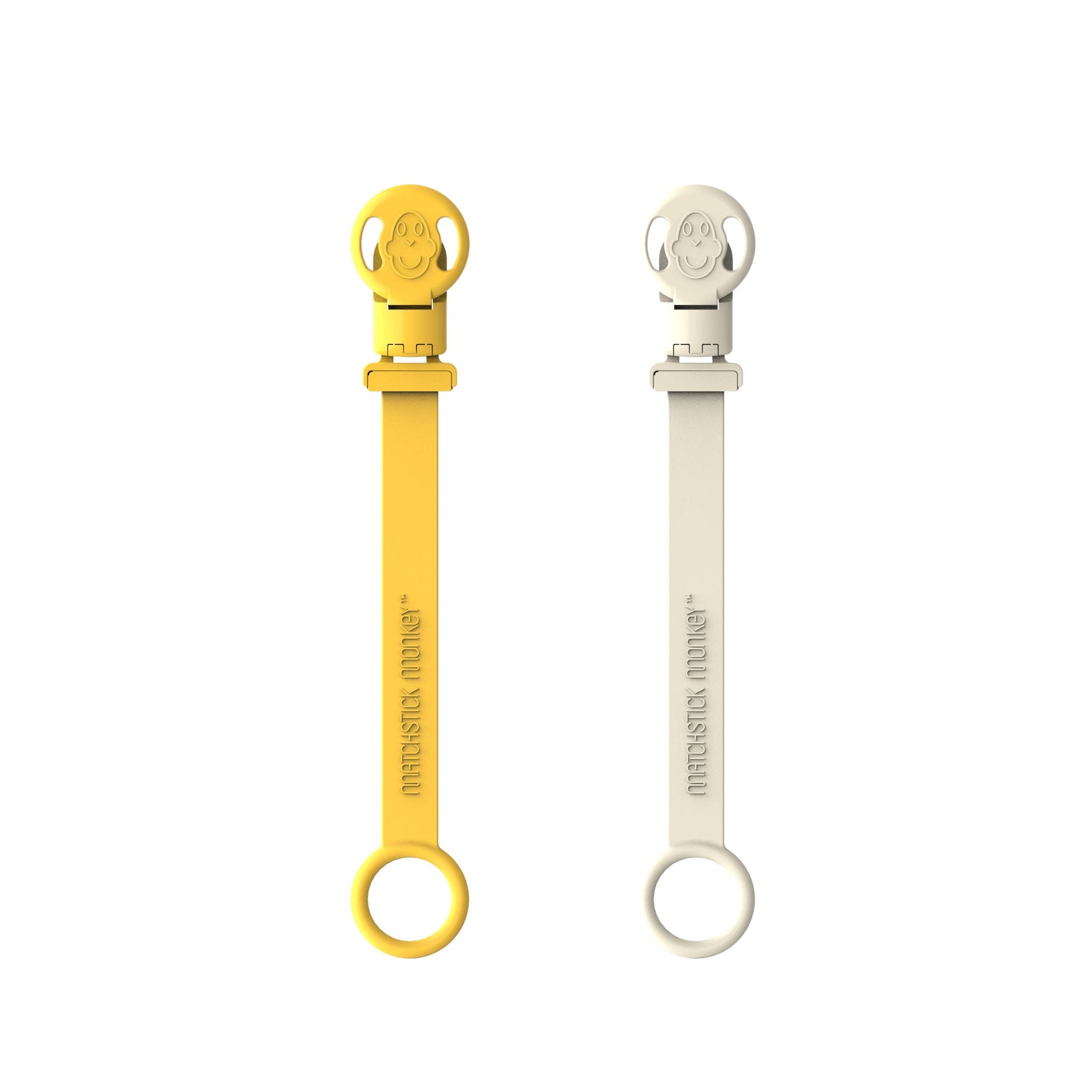 Matchstick Monkey - Double Soother Clip - MamaApp