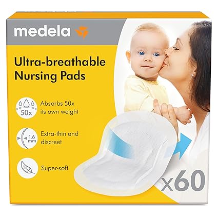 Medela Safe & Dry™ Disposable Nursing Pads (60-Pack)