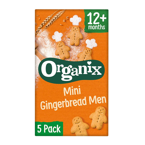 Organix Organic Mini Gingerbread Men Biscuits
