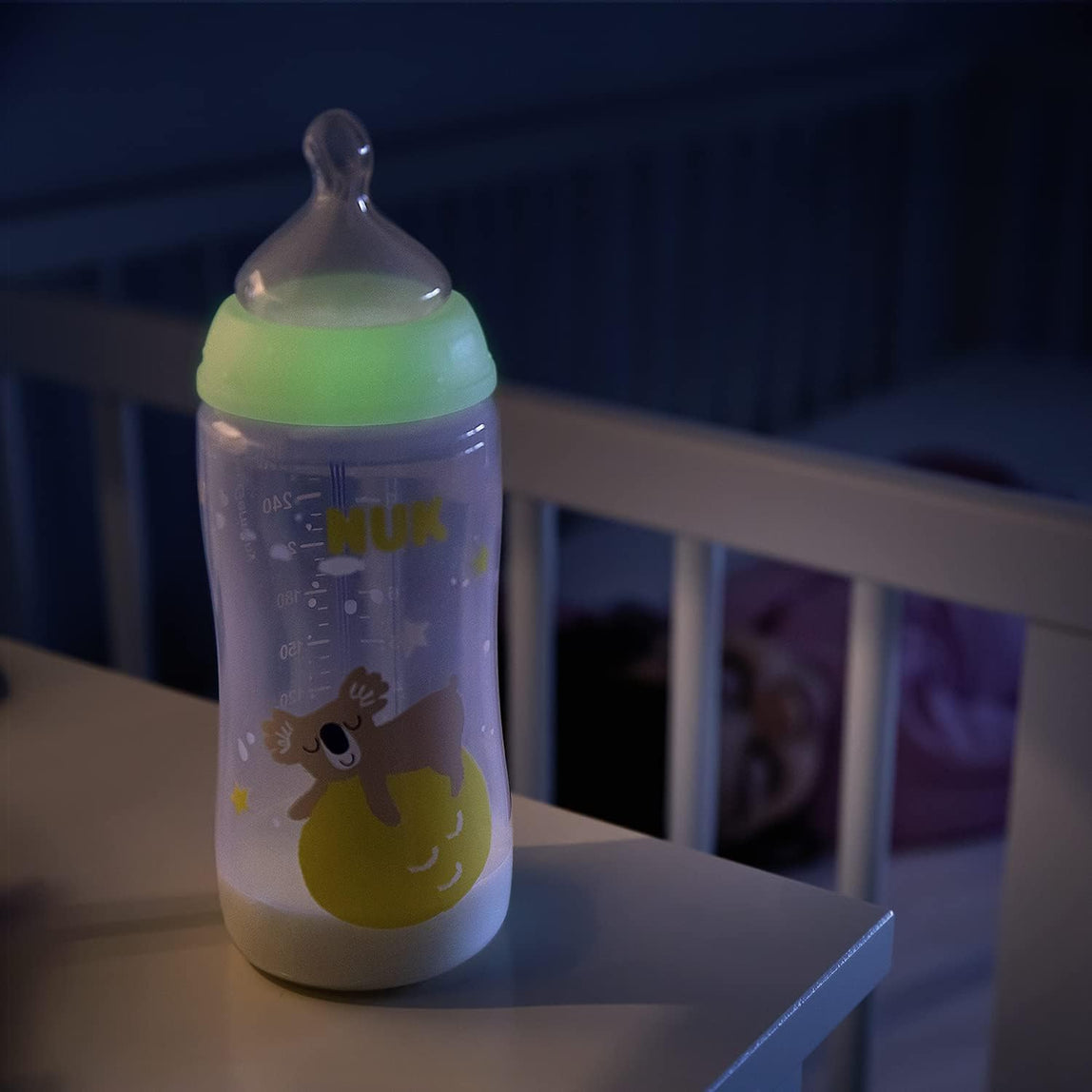 Nuk first choice pp bottle night 300 ml