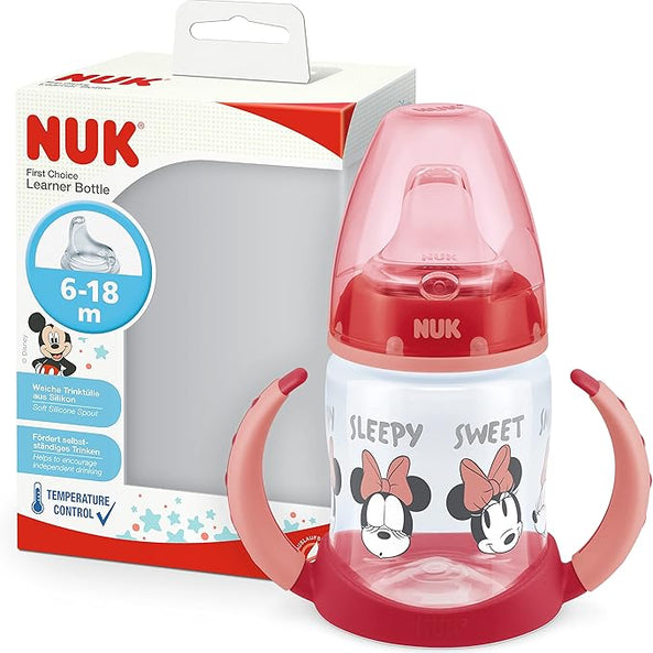 NUK Learner Bottle PP 150ML – Mickey Red