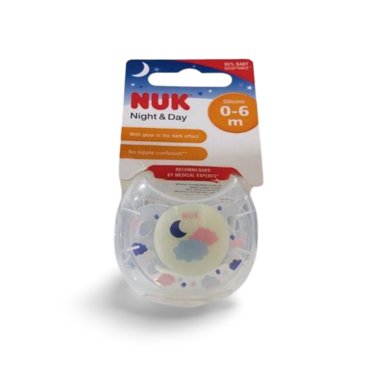 Nuk Pacifier Silicone Size 1 Night & Day