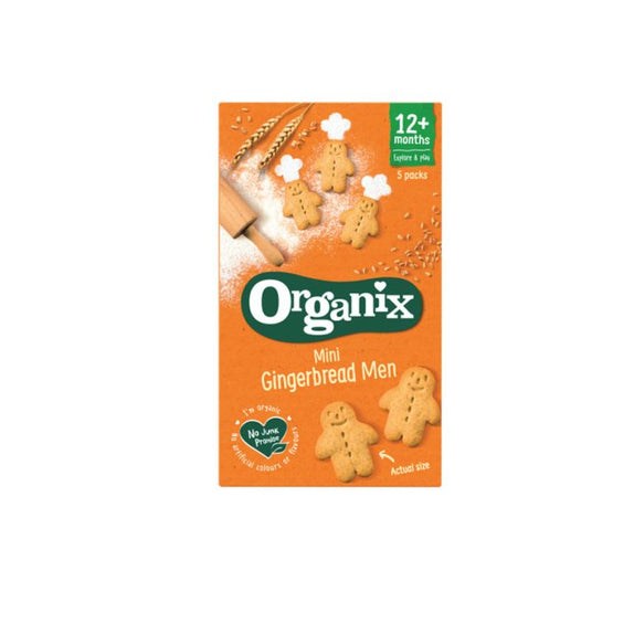 Organix Organic Mini Gingerbread Men Biscuits - MamaApp