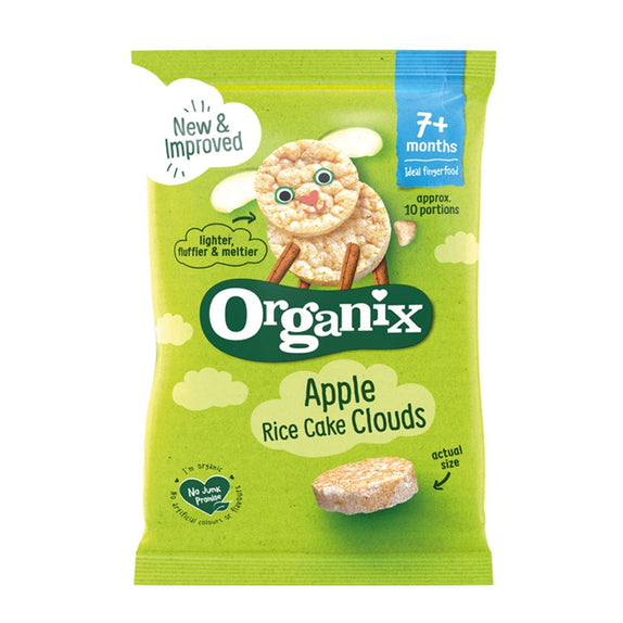 Organix Apple Rice Cake Clouds - MamaApp