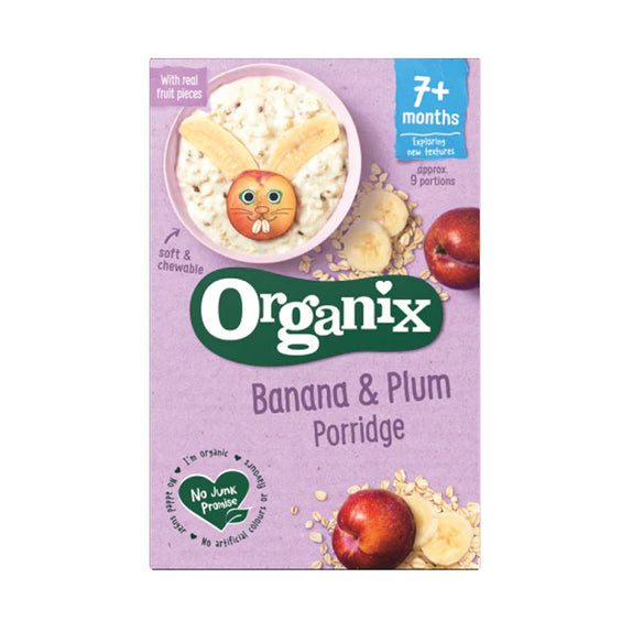 Organix Banana & Plum Organic Porridge - MamaApp