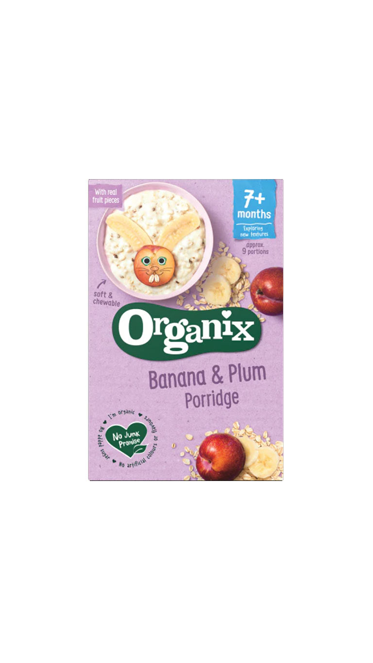 Organix Banana & Plum Organic Porridge