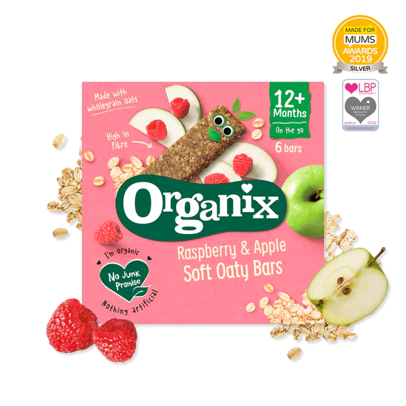 Organix Raspberry & Apple Organic Soft Oaty Bars