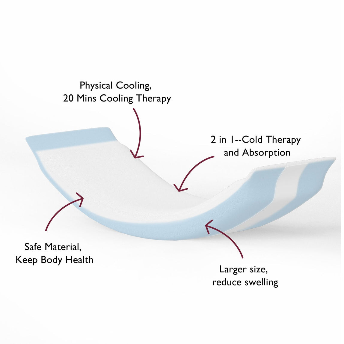 Momcozy Instant Cold Soothing Pad - 8 counts