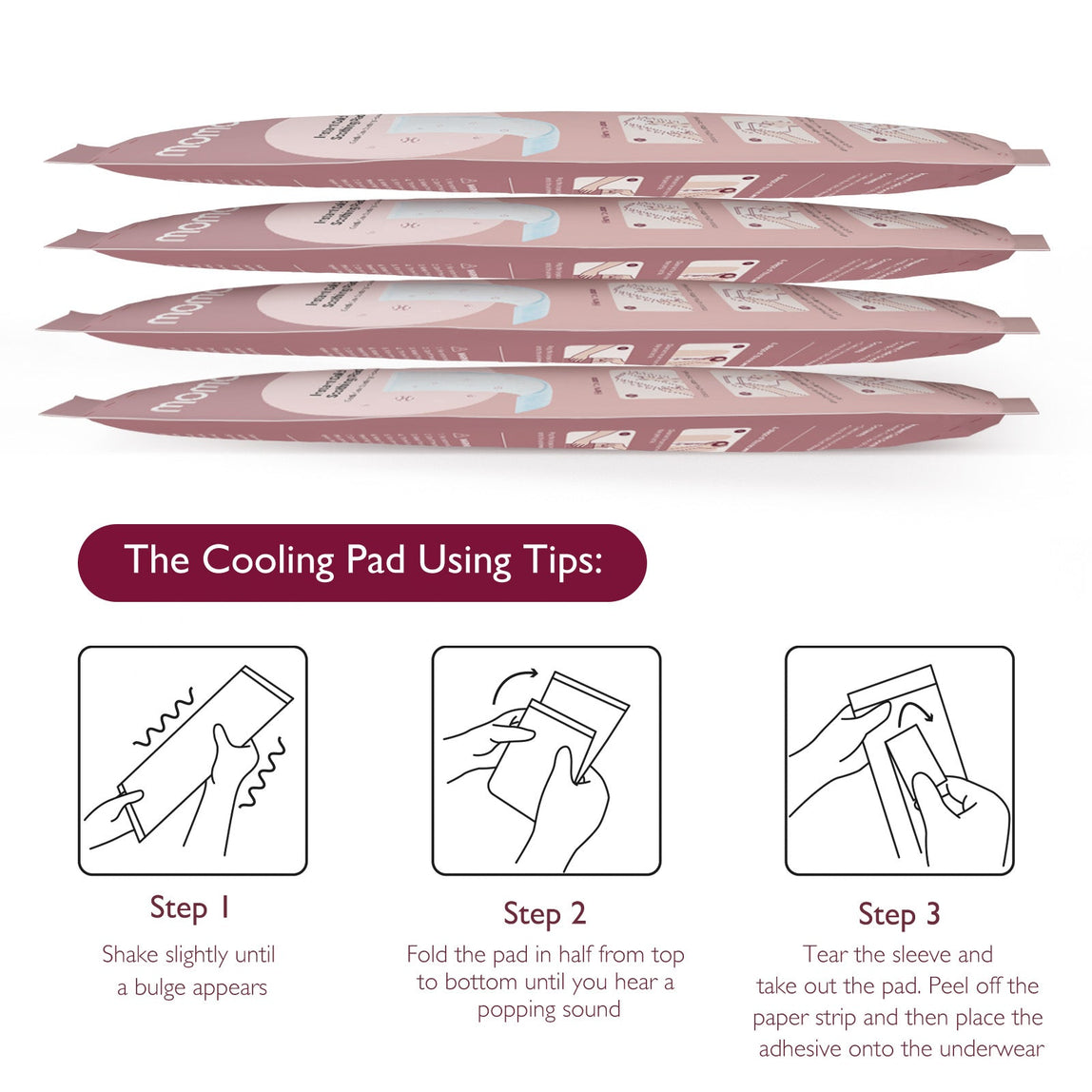 Momcozy Instant Cold Soothing Pad - 8 counts