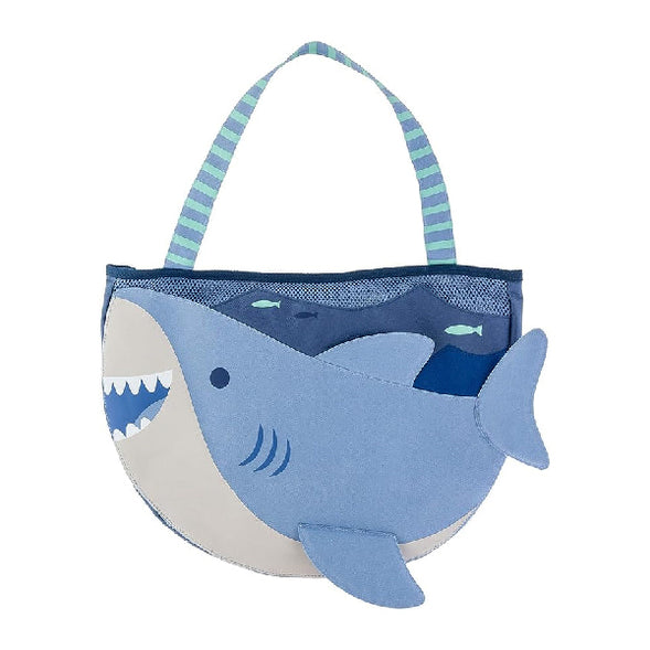 Stephen Joseph Beach Tote with sand toy play set -Shark