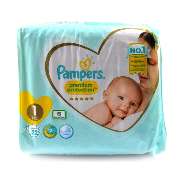 Pampers Premium Protection Diapers Size 1 - MamaApp