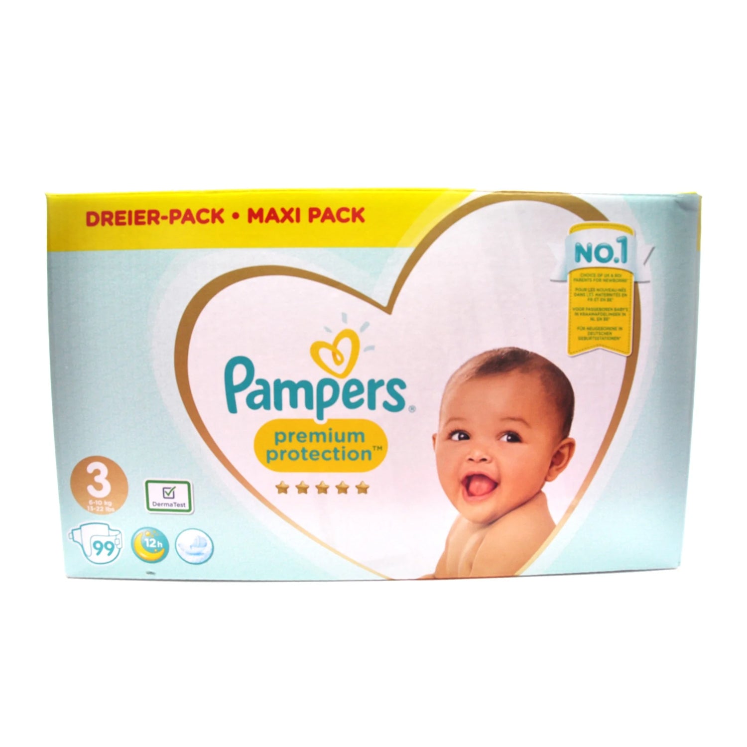 Pampers Premium Protection Diapers Size 3 Maxi Pack (99's)
