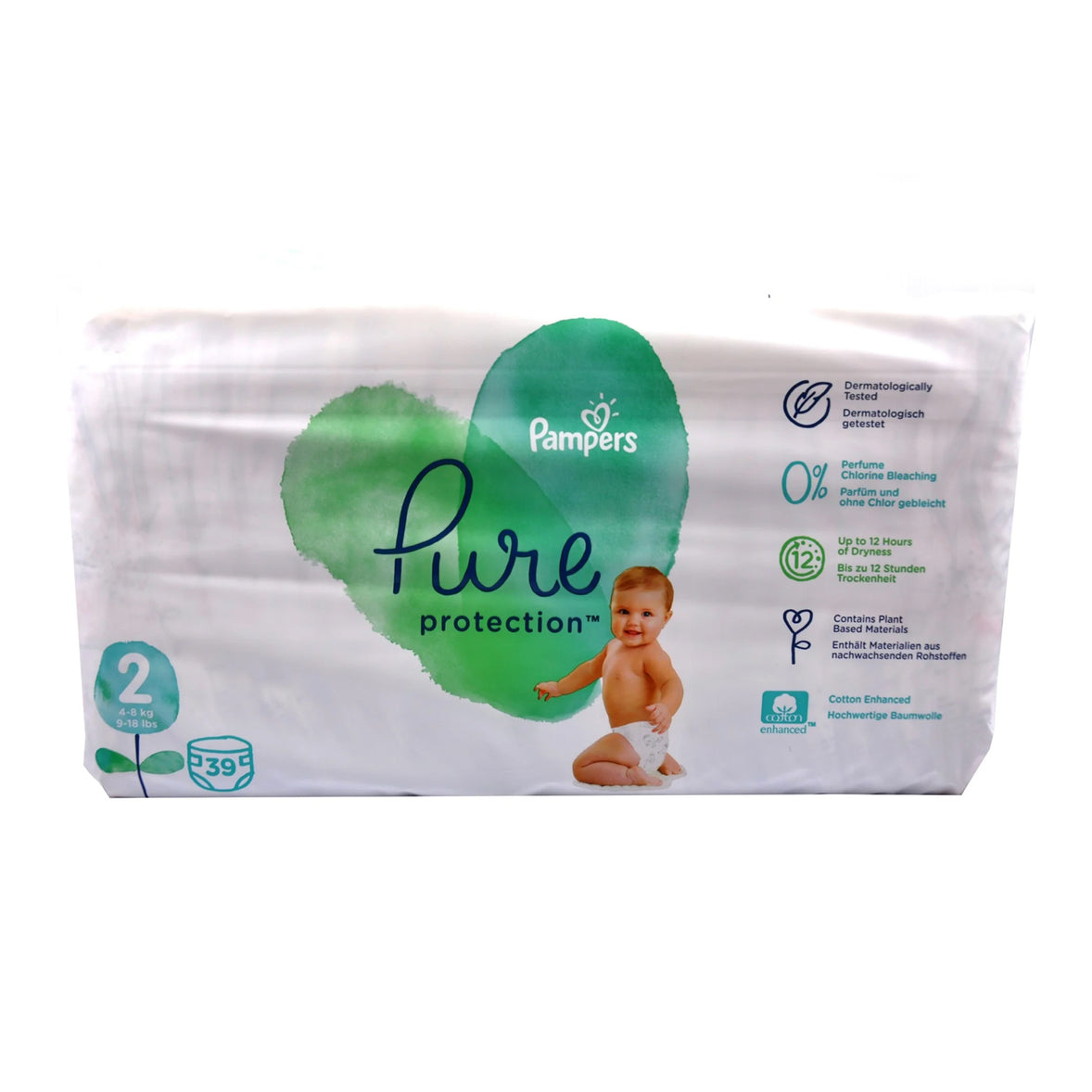 Pampers Pure Protection Diaper Size 2 (39’s)