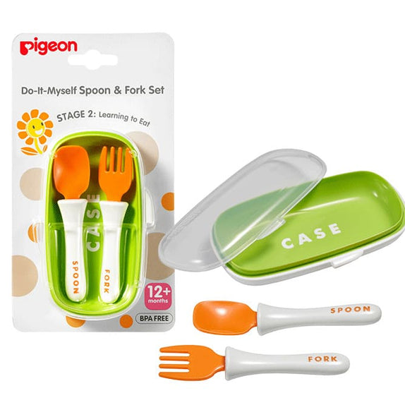 Pigeon Do-It-Myself Cutlery Set - MamaApp