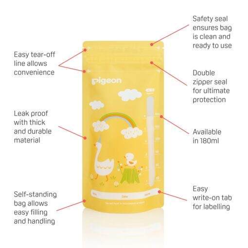 Pigeon Breastmilk Storage Bags