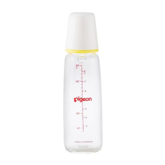 Pigeon Glass Nurser K-8 240ml White - MamaApp Qatar